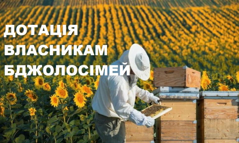 ДО УВАГИ ЖИТЕЛІВ ЯМНИЦЬКОЇ ОТГ! ДОТАЦІЯ НА БДЖОЛОСІМ’Ї