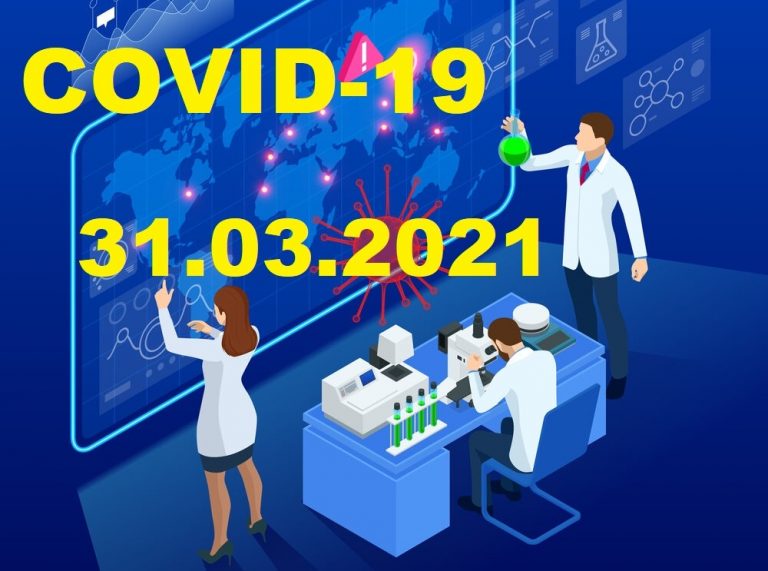 COVID-19 У ЯМНИЦЬКІЙ ГРОМАДІ СТАНОМ НА 31.03.2021
