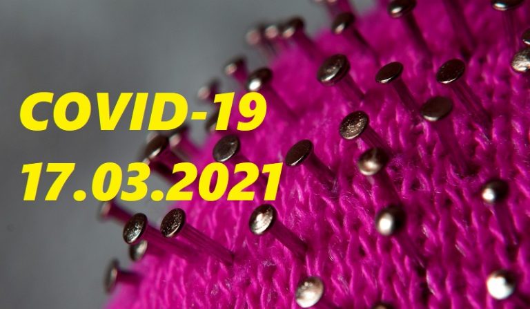 COVID-19 У ЯМНИЦЬКІЙ ГРОМАДІ СТАНОМ НА 17.03.2021