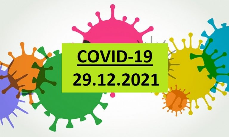 COVID-19 У ЯМНИЦЬКІЙ ГРОМАДІ СТАНОМ НА 29.12.2021