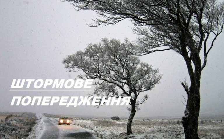ШТОРМОВЕ (МЕТЕО) ПОПЕРЕДЖЕННЯ. ВІТРИ