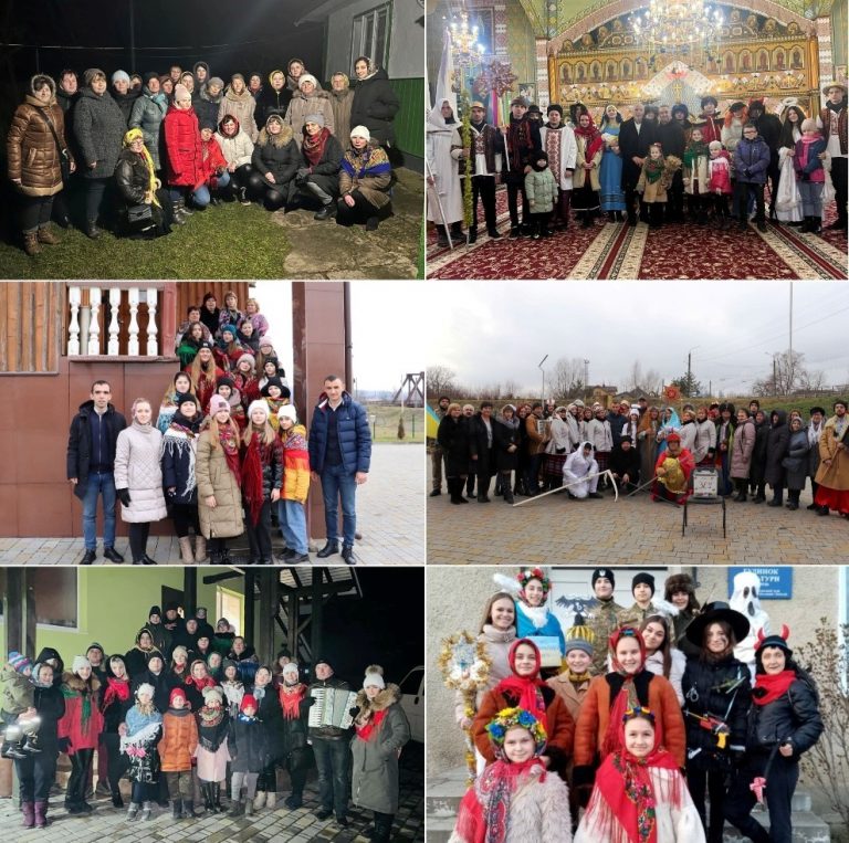 У ЯМНИЦЬКІЙ ГРОМАДІ  КОЛЯДУВАЛИ, ЩОБИ ПІДТРИМАТИ ЗСУ