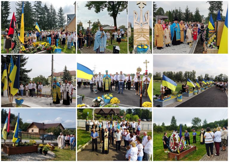 НА 32-у РІЧНИЦЮ НЕЗАЛЕЖНОСТІ У ЯМНИЦЬКІЙ ГРОМАДІ ВШАНУВАЛИ ГЕРОЇВ