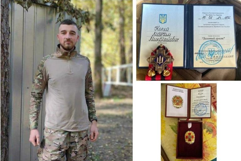 ВОЇН З ЯМНИЦІ МАКСИМ КОПЕЙ НАГОРОДЖЕНИЙ ВІДЗНАКАМИ ГОЛОВНОКОМАНДУВАЧА ЗСУ ТА НАЦІОНАЛЬНОЇ ГВАРДІЇ УКРАЇНИ