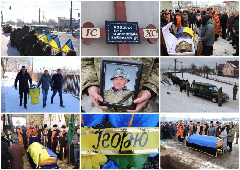ЯМНИЦЬКА ГРОМАДА ВІДДАЛА ОСТАННЮ ШАНУ ГЕРОЮ ІГОРЮ КЛАДЬКУ (+ВІДЕО)