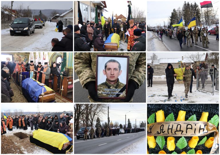 ПОВЕРНУВСЯ “НА ЩИТІ”. ЯМНИЦЯ ПОПРОЩАЛАСЯ З ГЕРОЄМ АНДРІЄМ БРИКАЛЮКОМ (+ВІДЕО)
