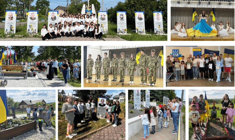 У ЯМНИЦЬКІЙ ГРОМАДІ ВШАНУВАЛИ ГЕРОЇВ