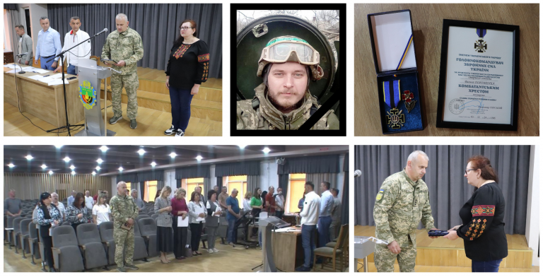 ТЯЗІВСЬКОГО ГЕРОЯ ВАСИЛЯ ДОРОШЕНКА ПОСМЕРТНО ВІДЗНАЧЕНО “КОМБАТАНСЬКИМ ХРЕСТОМ” ГОЛОВНОКОМАНДУВАЧА ЗСУ