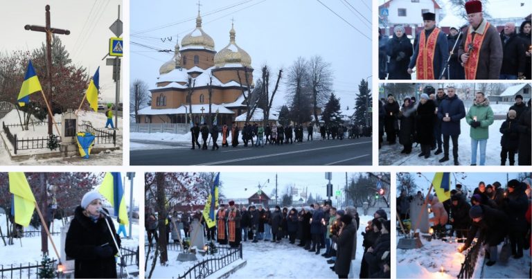 СВІЧКОВИЙ ПОХІД ДО ДНЯ СОБОРНОСТІ УКРАЇНИ