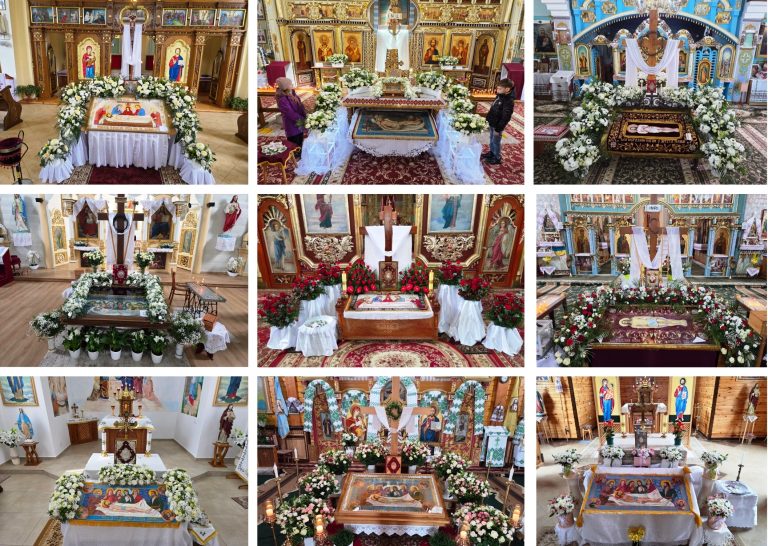 СТРАСНА П’ЯТНИЦЯ: У ХРАМАХ ЯМНИЦЬКОЇ ГРОМАДИ ВИСТАВЛЕНО ПЛАЩАНИЦІ