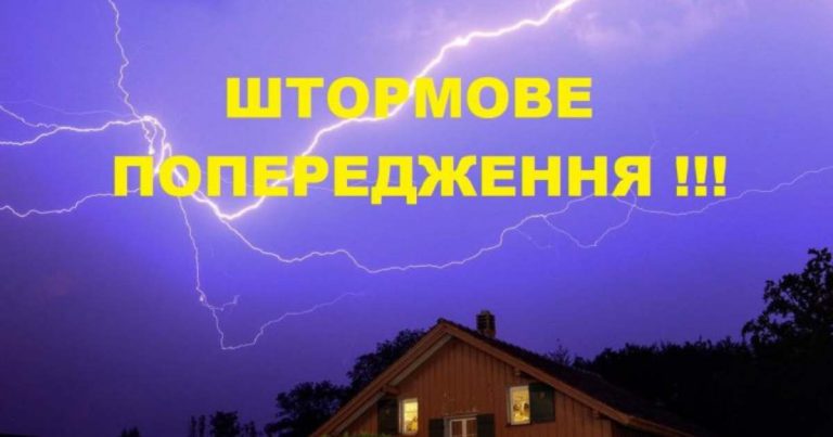 ШТОРМОВЕ (МЕТЕО) ПОПЕРЕДЖЕННЯ