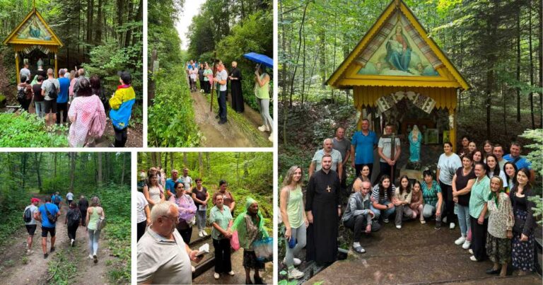 ПАРАФІЯНИ ХРАМУ СЕЛА РИБНЕ ЗДІЙСНИЛИ ПРОЩУ ДО УРОЧИЩА “КАДУБ”