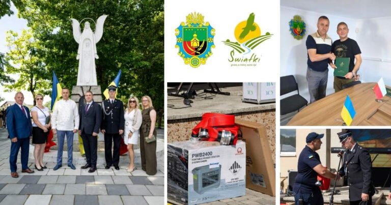 ҐМІНА СВЬОНТКИ ПЕРЕДАЛА ДОПОМОГУ ДЛЯ УКРАЇНСЬКИХ ВОЇНІВ ТА РЯТУВАЛЬНИКІВ